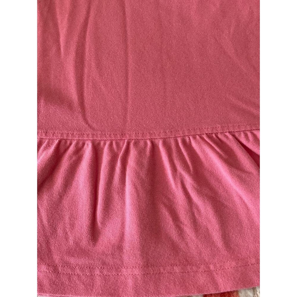 Vineyard Vines Kids Girls Pink Button Up Collared Shirt Dress Ruffled M 10 12 - Picture 4 of 7
